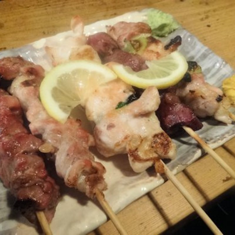 焼き鳥5本盛り合わせ(焼きとり　仲野)