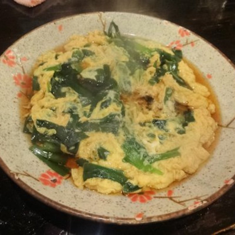 にら玉(居酒屋 藤吉郎 新中野)