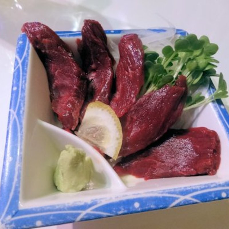 馬刺し(馬肉食堂さくら)