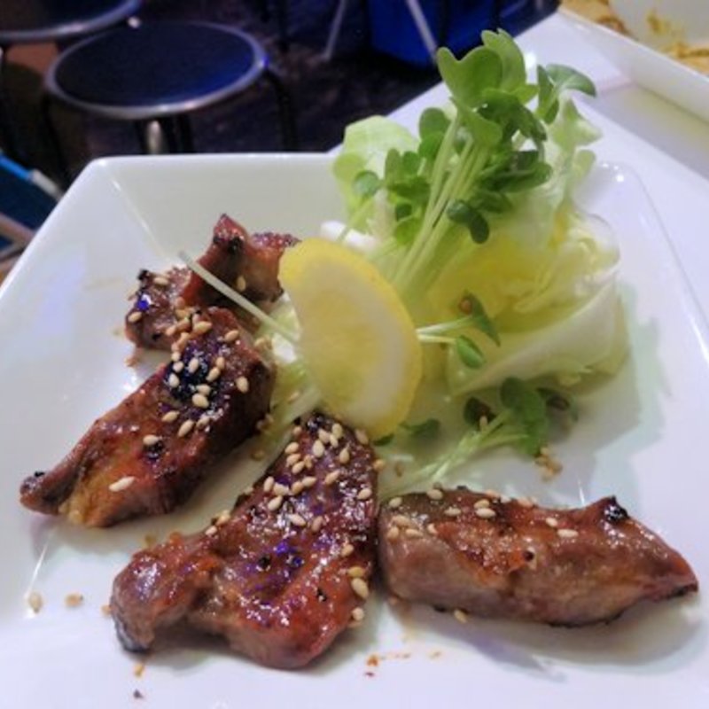 馬タンあぶり焼き(馬肉食堂さくら)