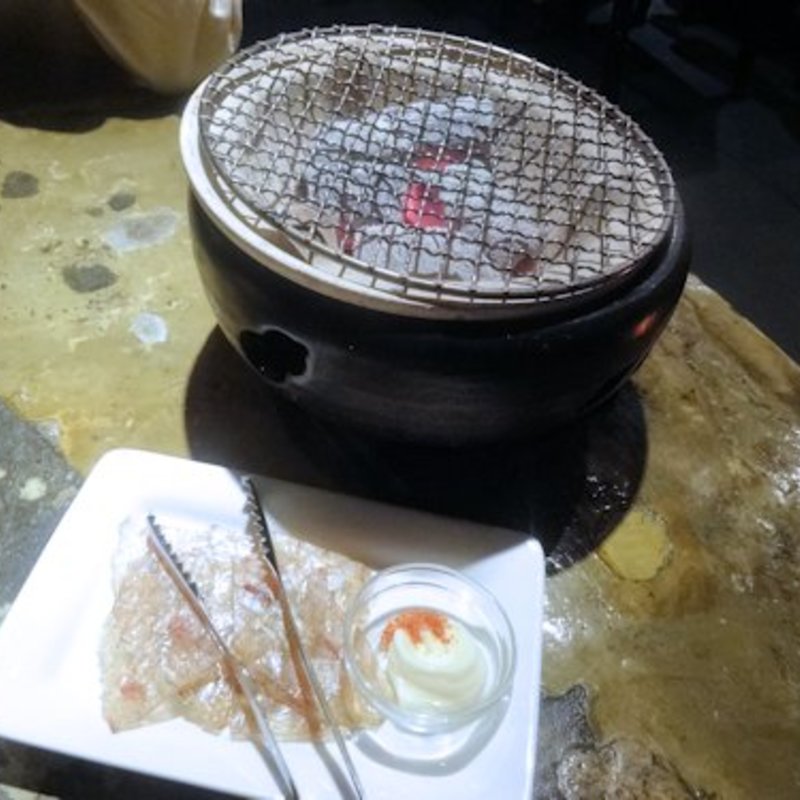 カワハギの一夜干し(円らく中野荘)