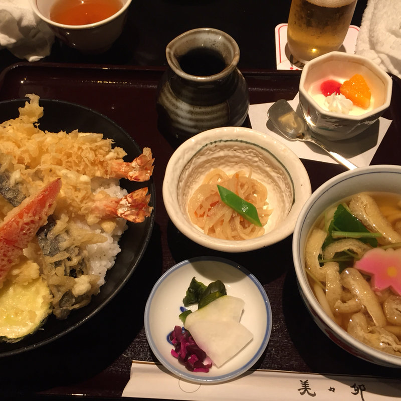 海老天丼(東京美々卯 横浜そごう店 （とうきょうみみう）)