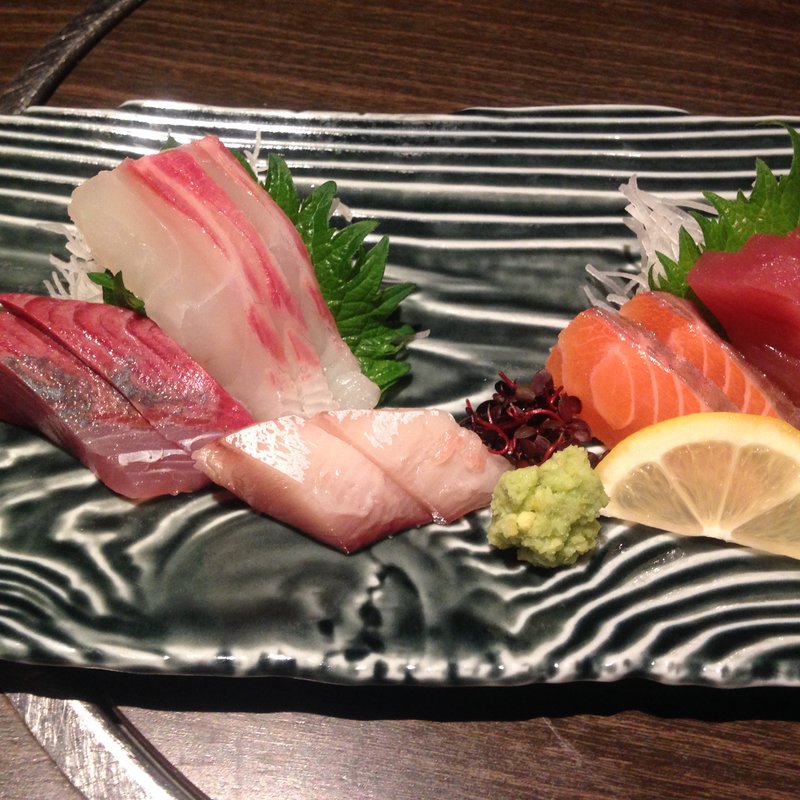 お造り5種盛り(はたごや JR山科駅店 )