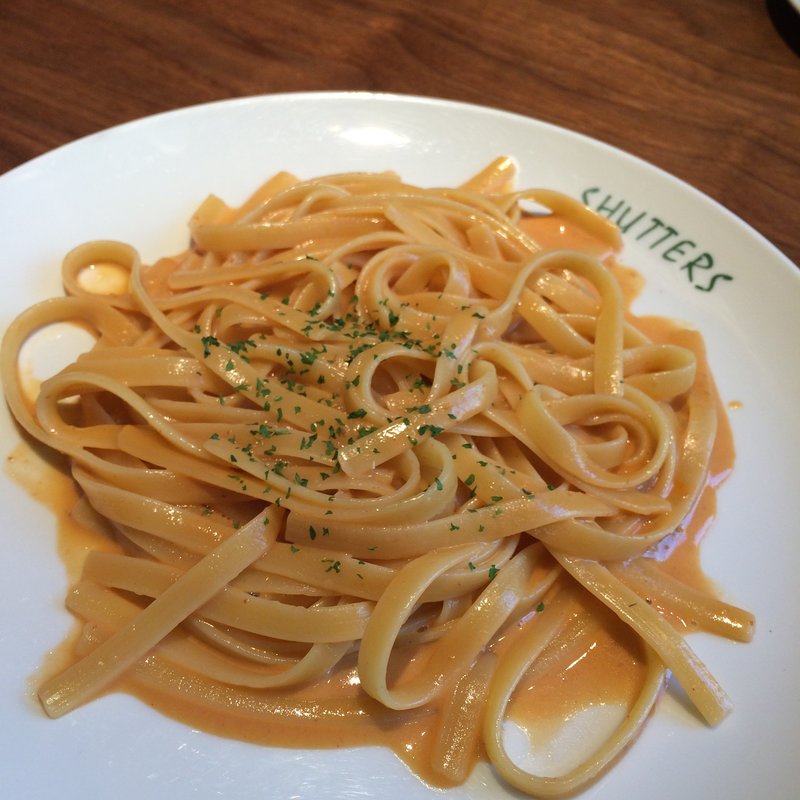 わたりがにソースのフィットチーネ(SHUTTERS Luz自由が丘)
