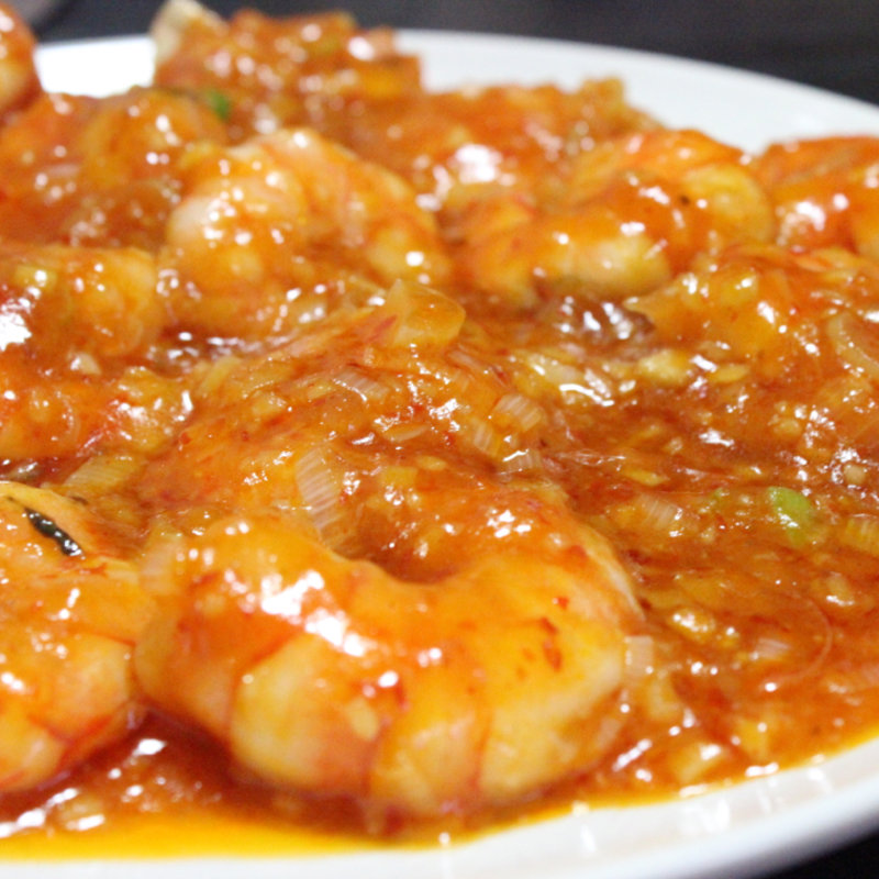 海老のチリソース煮(中華料理 いわこう )