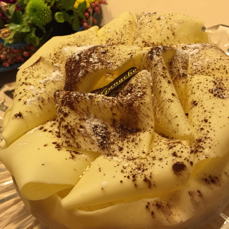 White chocolate cake(Ganache Patisserie Francaise)