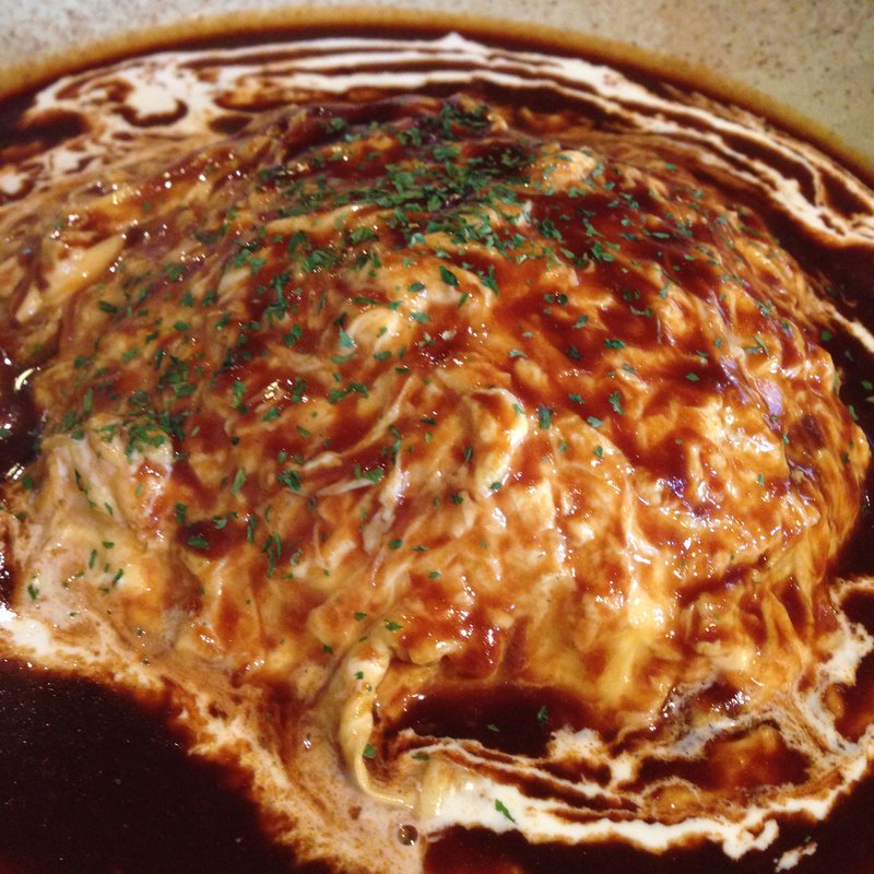 親子セット デミグラスオムライス (Cafe Beans （カフェ ビーンズ）)