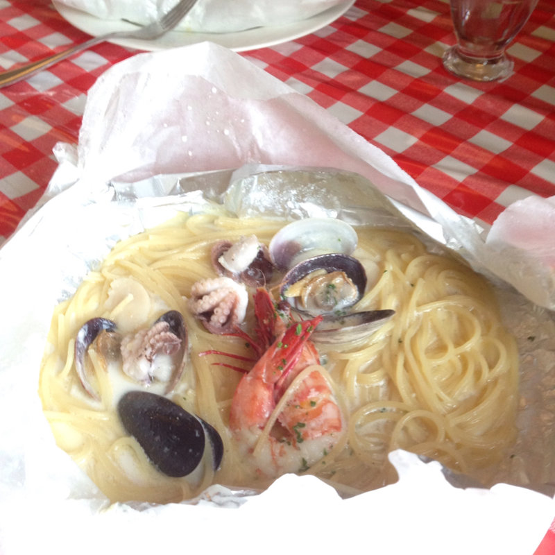 漁師風パスタ（クリーム）(レストラン ワイン&パスタ カルタ・パコ)