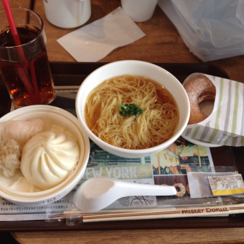 汁そばセット(ミスタードーナツ 豊科)