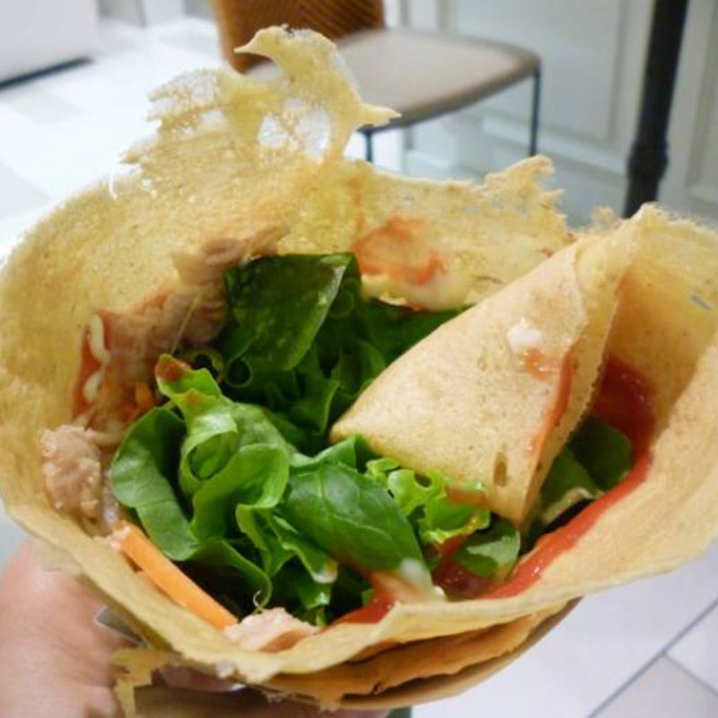 ツナと有機野菜のクレープ(ナチュラルクレープ銀座)