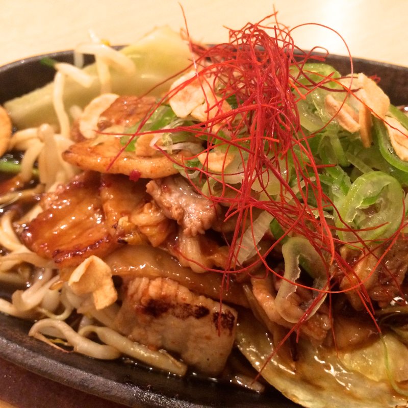 豚バラキムチ炒め(郷ゐのこ )