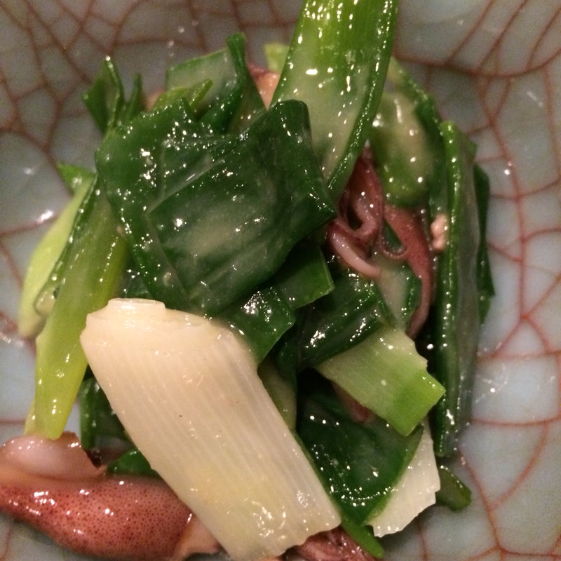 ホタルイカとチンゲン菜の酢味噌和え(ちこや )