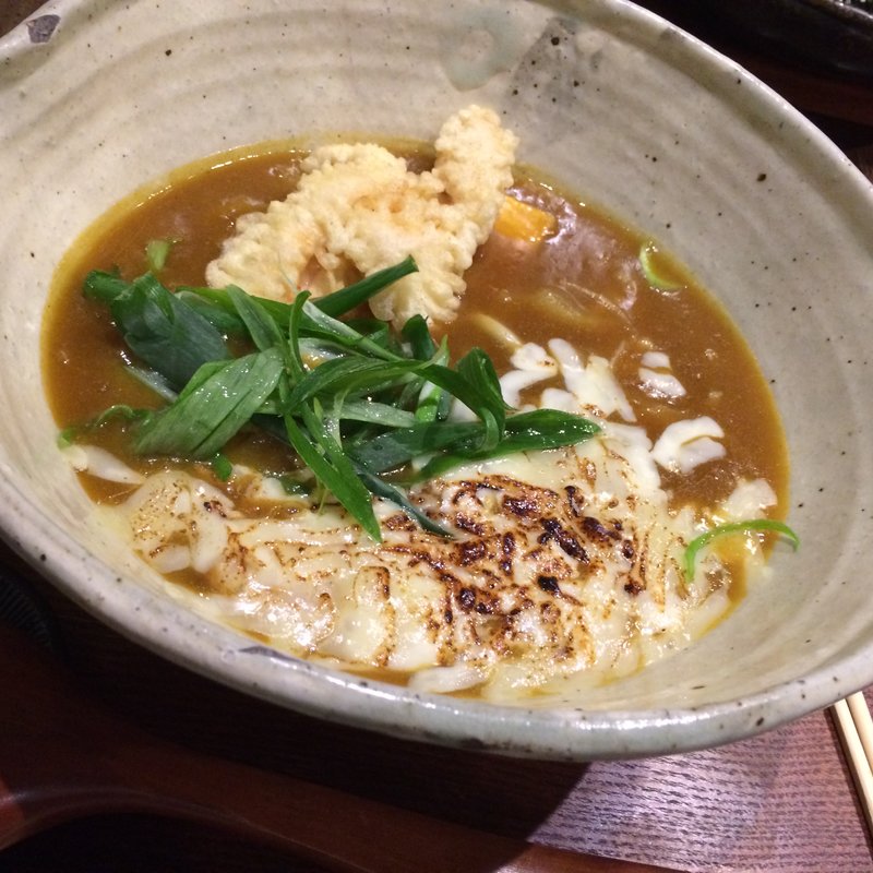 チーズ焼カレーうどん(饂の神 （三代目辨慶）)