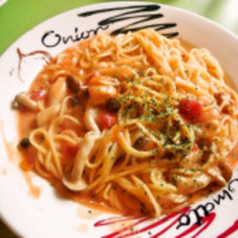 エビホタテしめじのトマトクリーム(ドゥー )