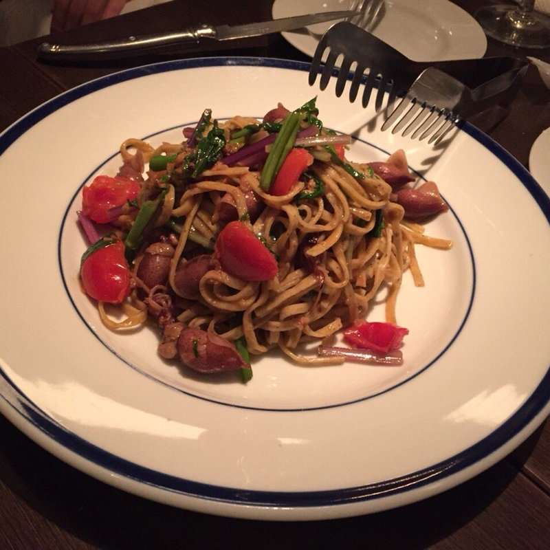 オリーブを練り込んだタリオリーニ(テルミニ)