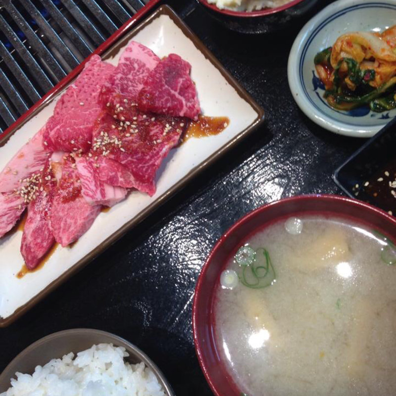 焼肉定食(薩摩の牛太 牧野店)