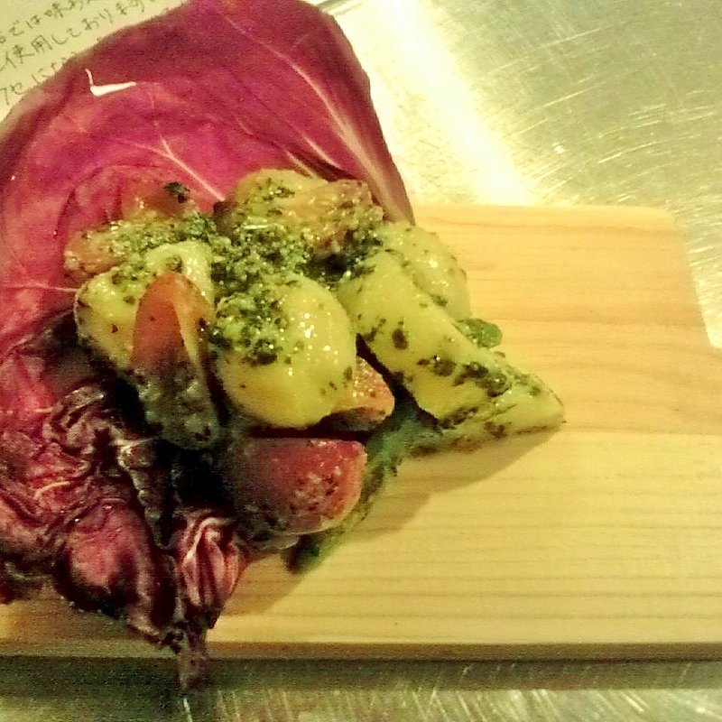 ジェノバソースのポテサラ(門仲バル コッコロコ 東陽町店)