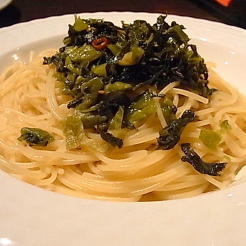 高菜スパゲティ(ワールドスター カフェ （Worldstar Cafe）)