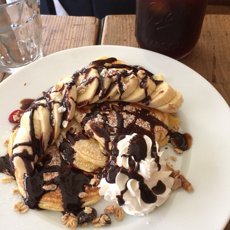 チョコバナナパンケーキ(THE coffee time （ザ　コーヒータイム）)