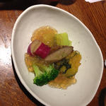 野菜の炊き合わせ　(俺の割烹 銀座本店)