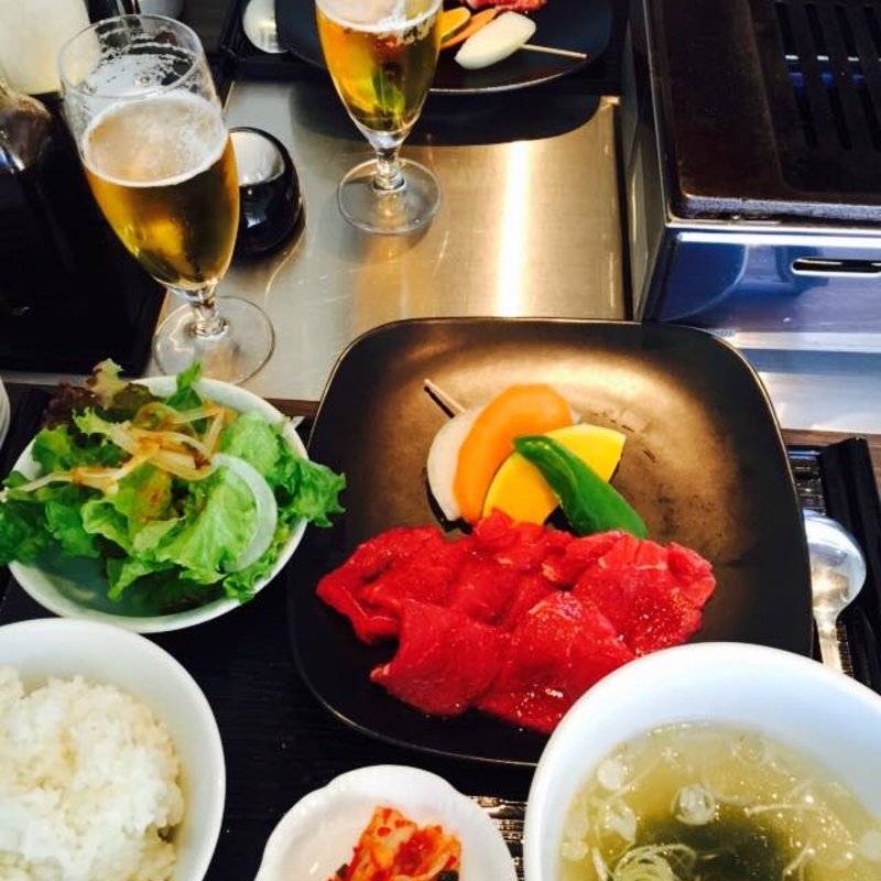 国産牛ロースランチ(琉宮苑)