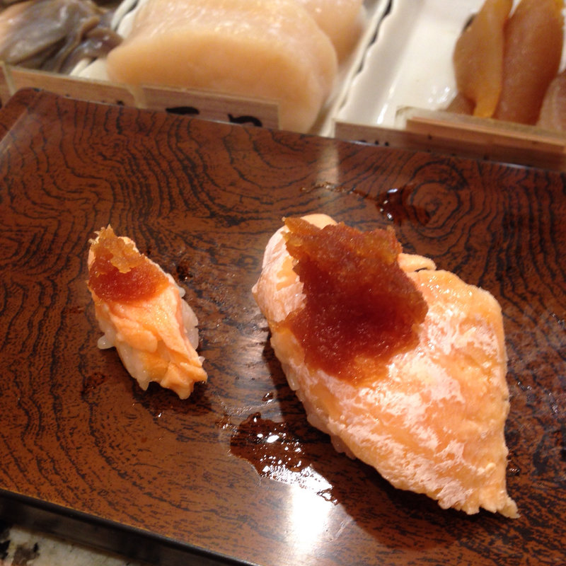 しゃぶしゃぶサーモン(まぐろ人 雷門出張所)