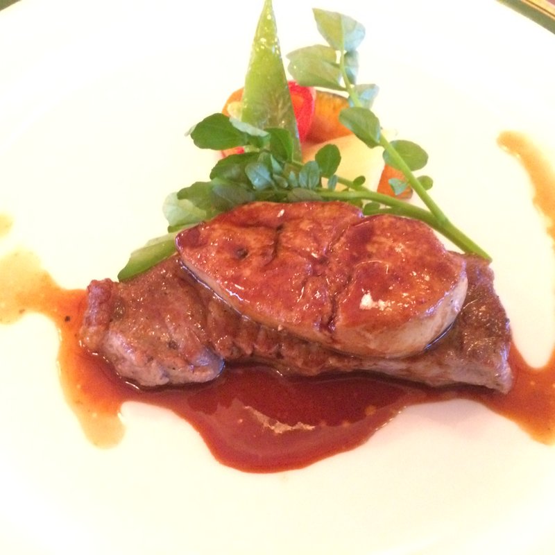 2980円のコース（ステーキフォアグラ添え） (バーベキューハウス The Grill )