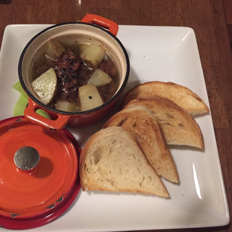 イイダコとじゃがいものアヒージョ(GARDEN BAR & COFFEE JAPAN)