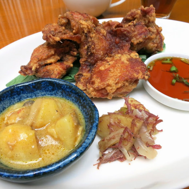 homeのから揚げプレート(かくれ家ダイニング home 六本木)