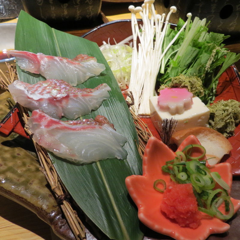 桜鯛しゃぶ懐石(きじま 新横浜店)