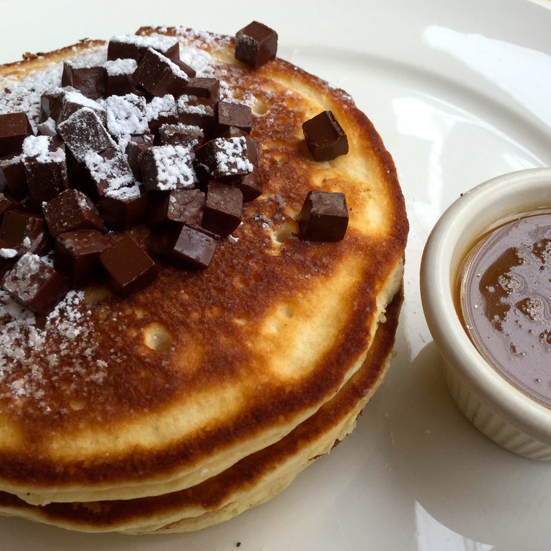パンケーキWithメーブルバター　チョコレート(クリントン・ストリート・ベイキング・カンパニー （CLINTON ST. BAKING COMPANY & RESTAURANT）)