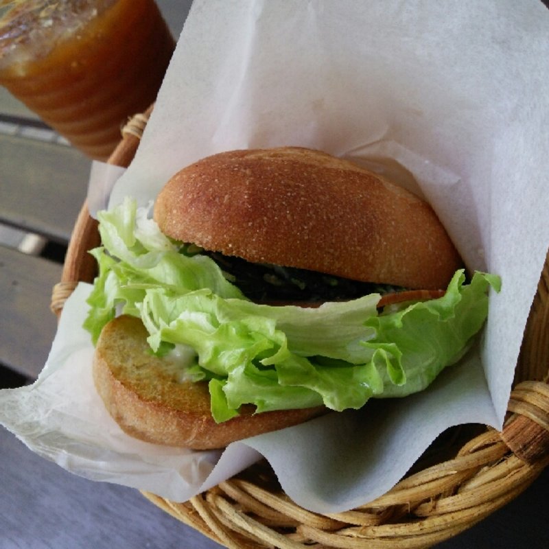 オリジナルサンド ハム＆ほうれん草(Pan de café Farine)