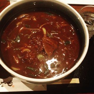 牛すじカレーうどん(うどんな也)