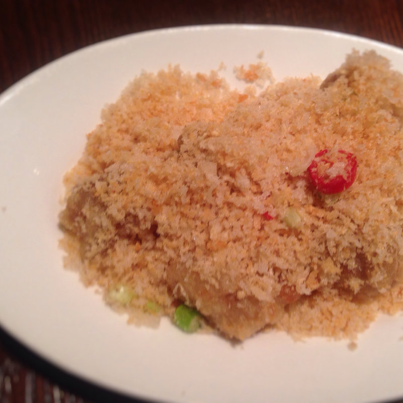 鶏肉の揚げガーリックフレーク(中国飯店 紫玉蘭)