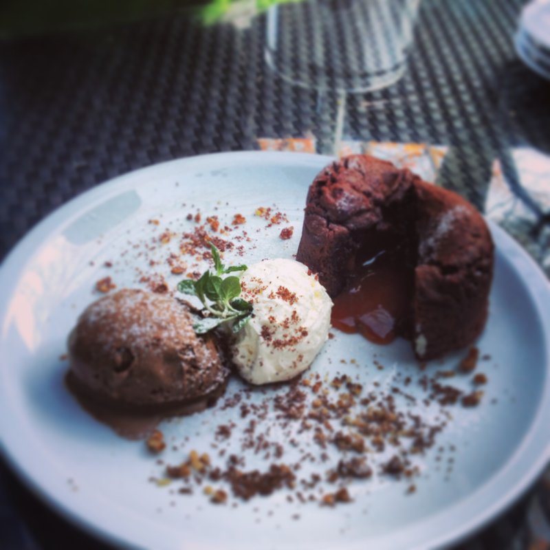 キャラメルガナッシュのフォンダンショコラ(IVY PLACE)