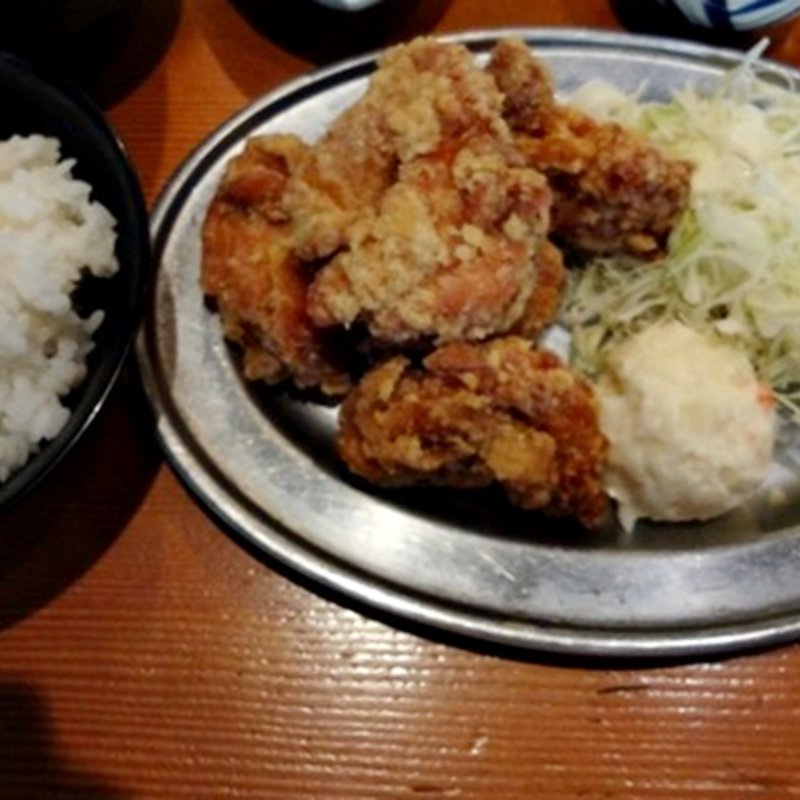 鶏唐揚げ定食(ぱたぱた家 東日本橋店 （【旧店名】手羽藩）)