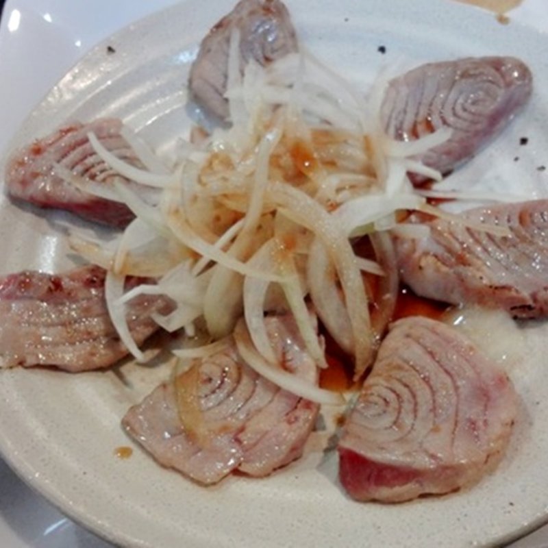 鮪脳天炙り焼き(もんじゃらけ)