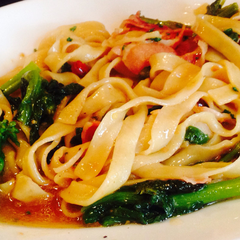 生パスタランチ 季節のお野菜とベーコン(大衆イタリア食堂 アレグロ天満店)