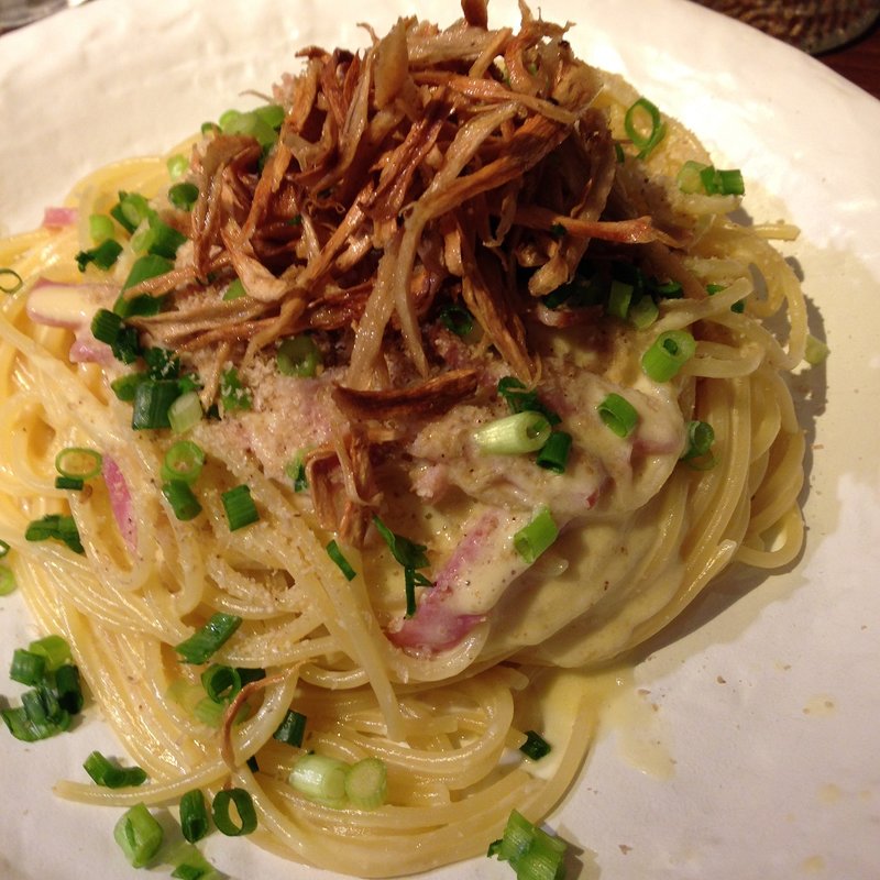 和風カルボナータ(たらこ屋)