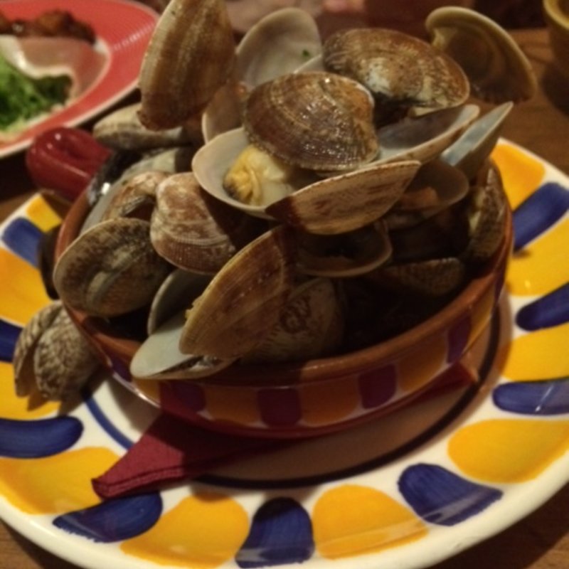 つかみ取りあさりの酒蒸し(ワンサカンサ 京都伊勢丹店 （wansa kansa）)