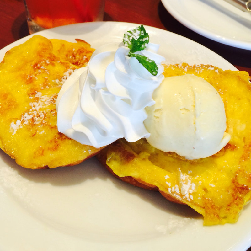 ドーナツフレンチトースト(WeST PArK CaFE)