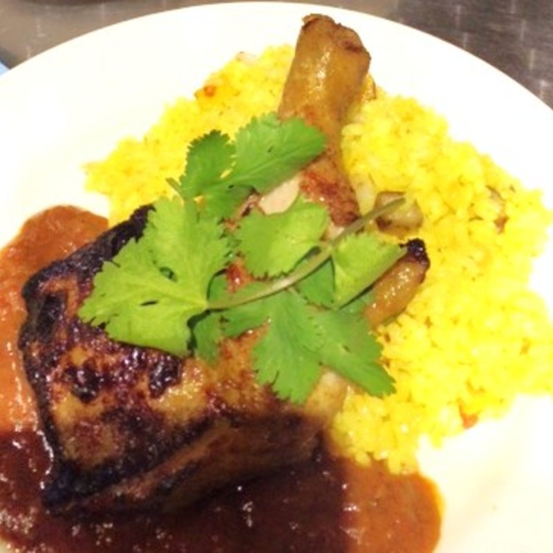 タンドリーチキン＆サフランライス(アスク ア ジラフ （ask a giraffe）)