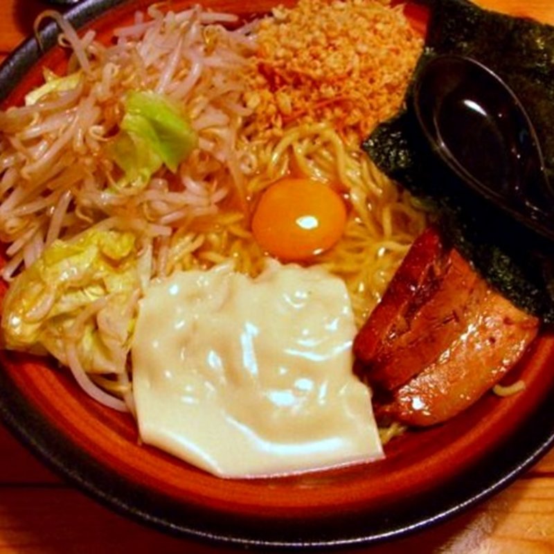 濃厚鶏白湯まぜめん(まるは)