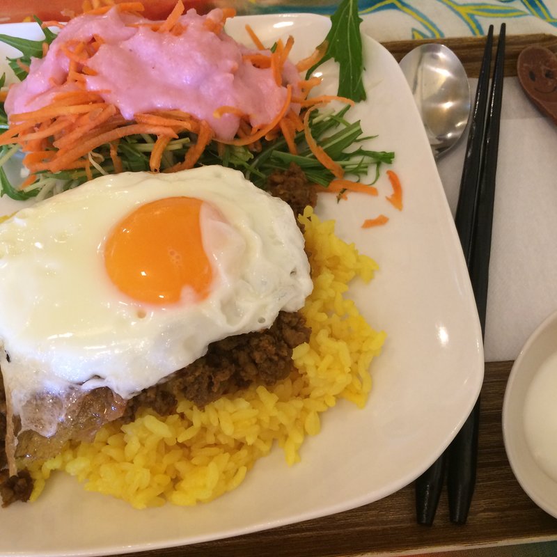 キーマカレーランチ(cafe サバーイサバーイ)