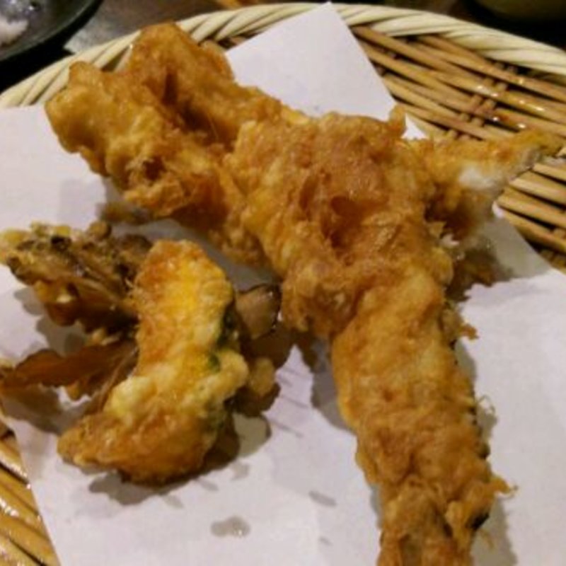 穴子の天ぷら(居酒屋 二舞烏)