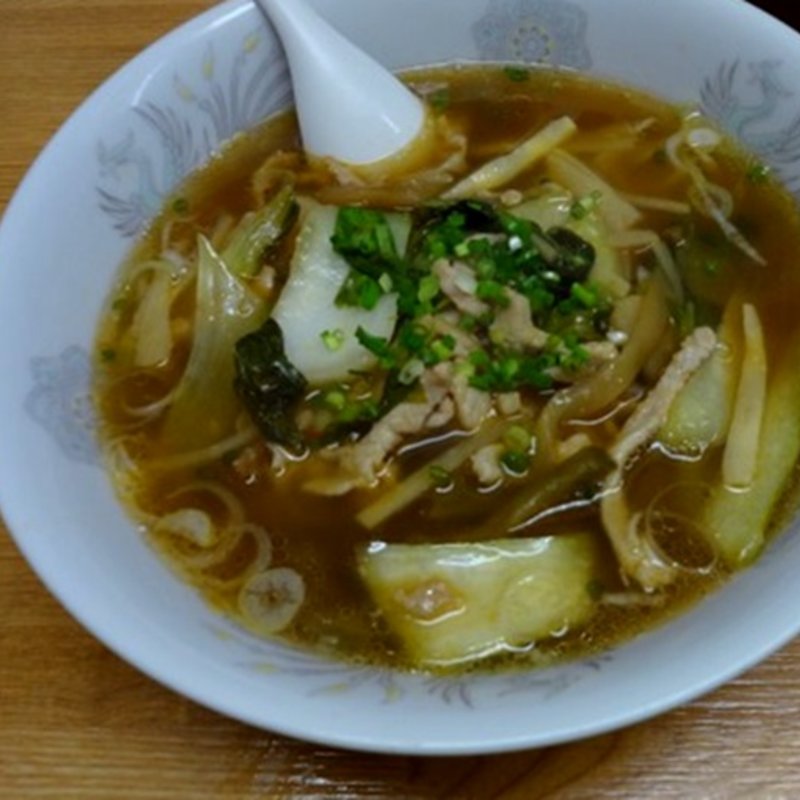 ザーサイ肉ラーメン(華)