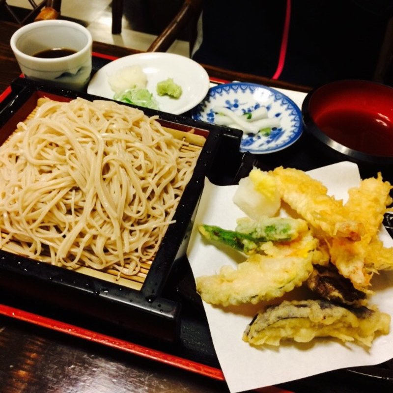 天ぷらそば(手打そば小川)