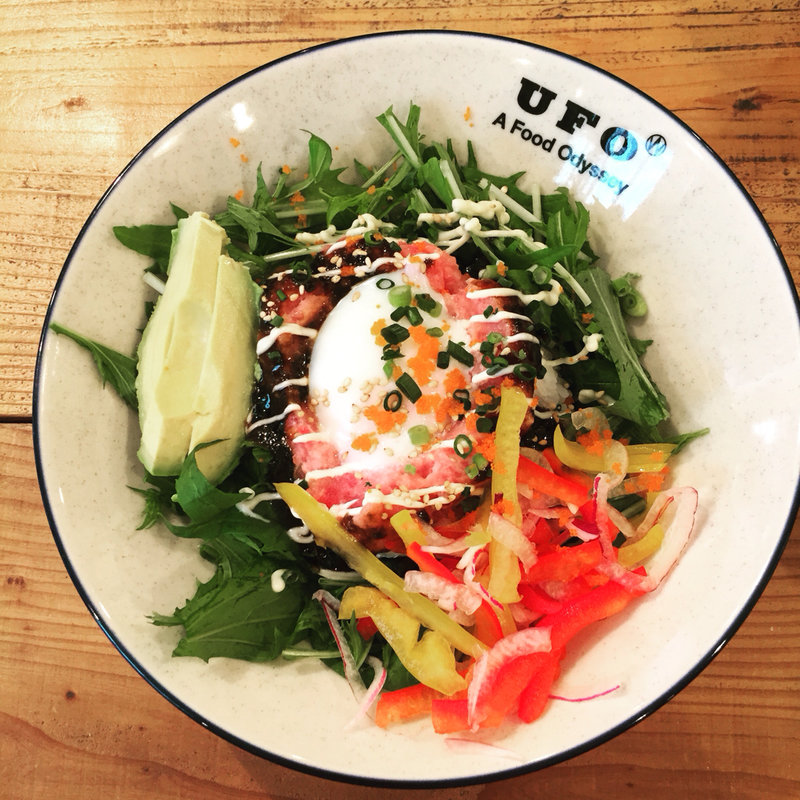 ネギトロon-tamaボウル(WIRED CAFE ルクア大阪店)