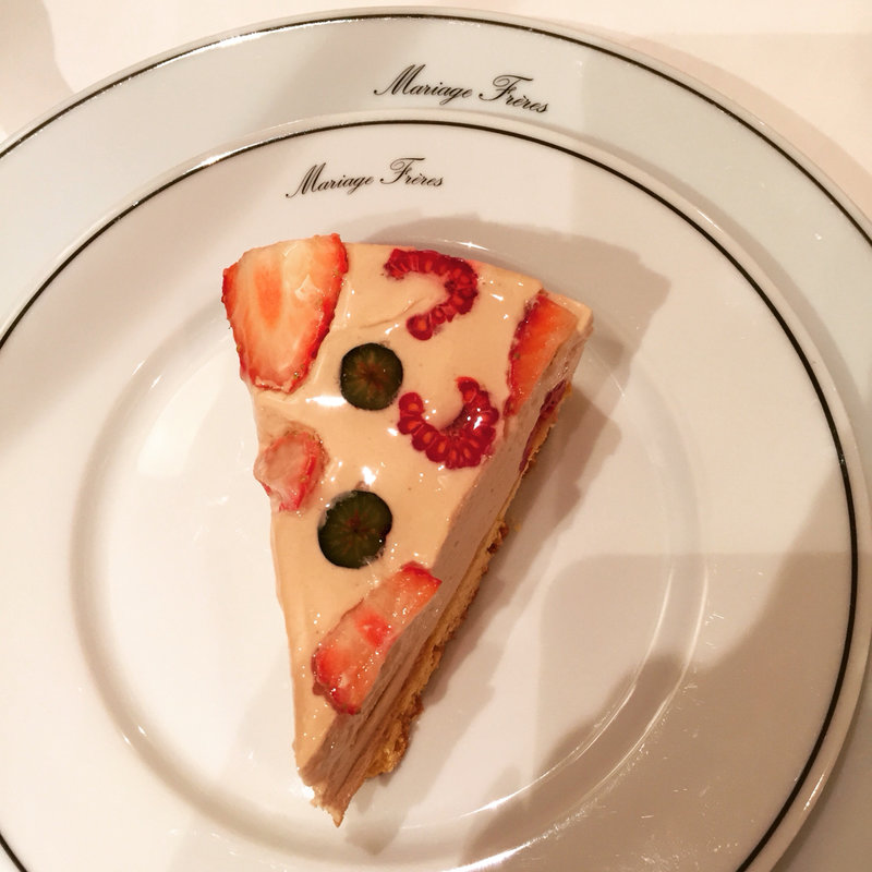 イチゴと紅茶のババロア(マリアージュフレール 銀座本店 )