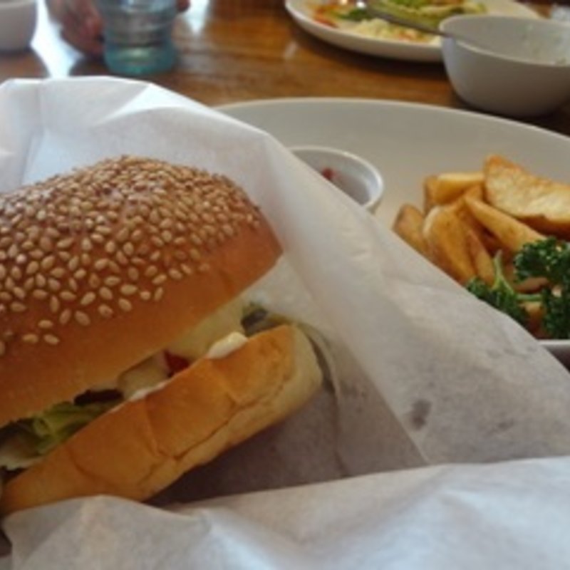 葦スペシャルハンバーガーセット(ハンバーグレストラン葦)